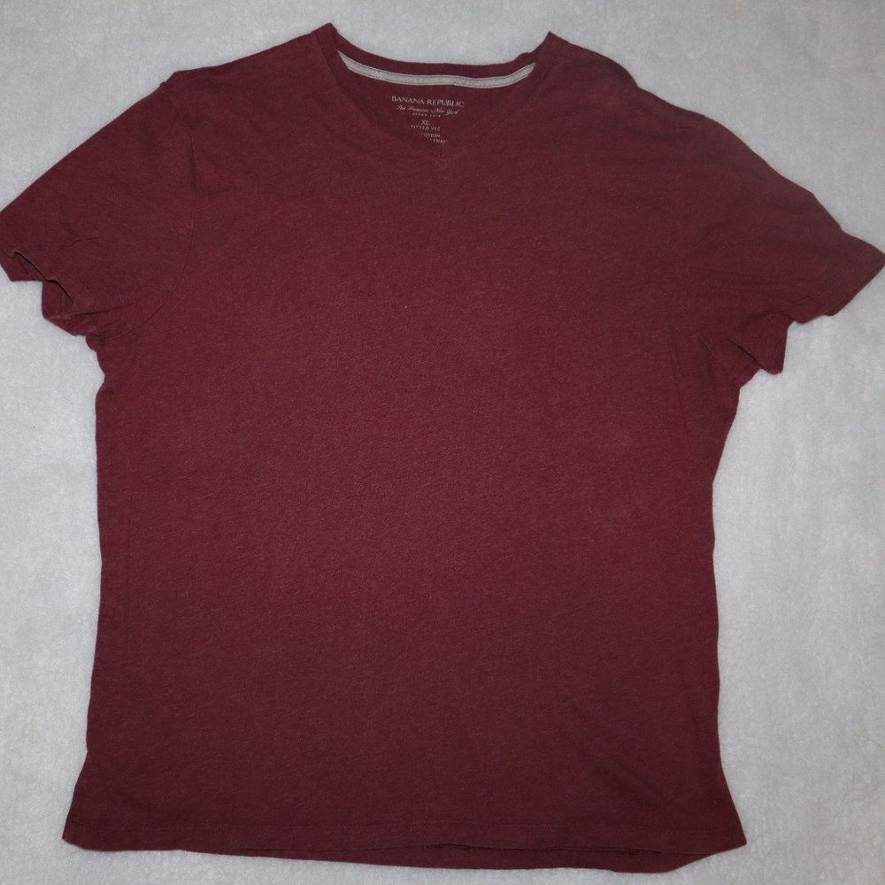 Banana Republic Mens Red Shirt